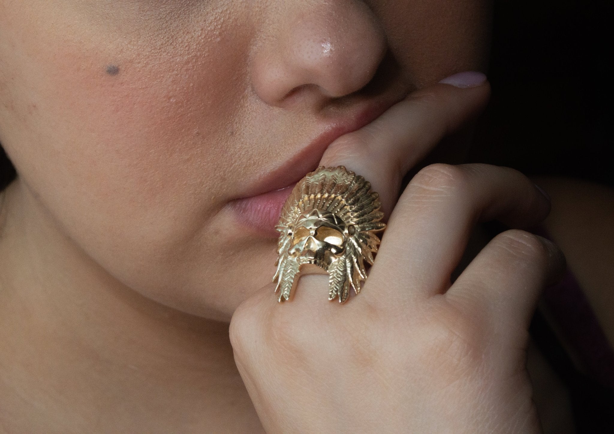 Indian Skull Ring