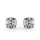 TLD Custom Jewelry 4-Prong Certified Lab Diamond Stud Earrings (4ct. tw.) 14Kt White Gold 