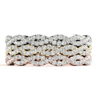 TLD Custom Diamond Stackable Rings 14kt WG YG RG 