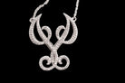 TLD Custom Jewelry Double Diamond Monogram Pendant 